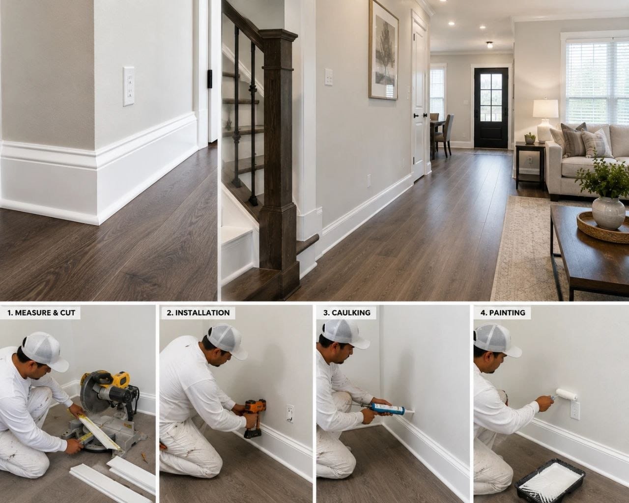 Baseboard Installation & Painting