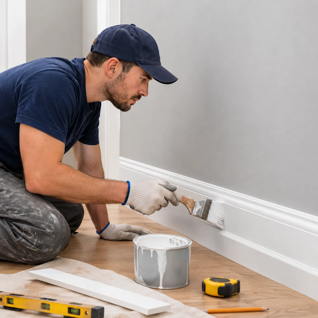 Baseboard Installation & Painting