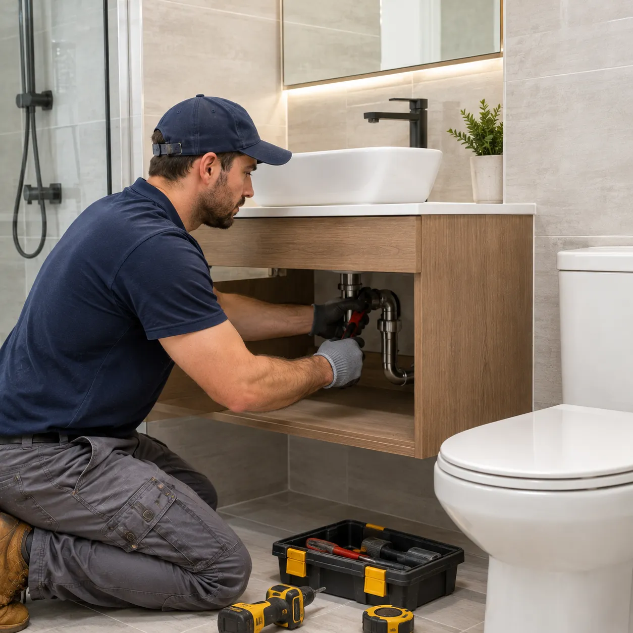Sink, Vanity & Toilet Installation
